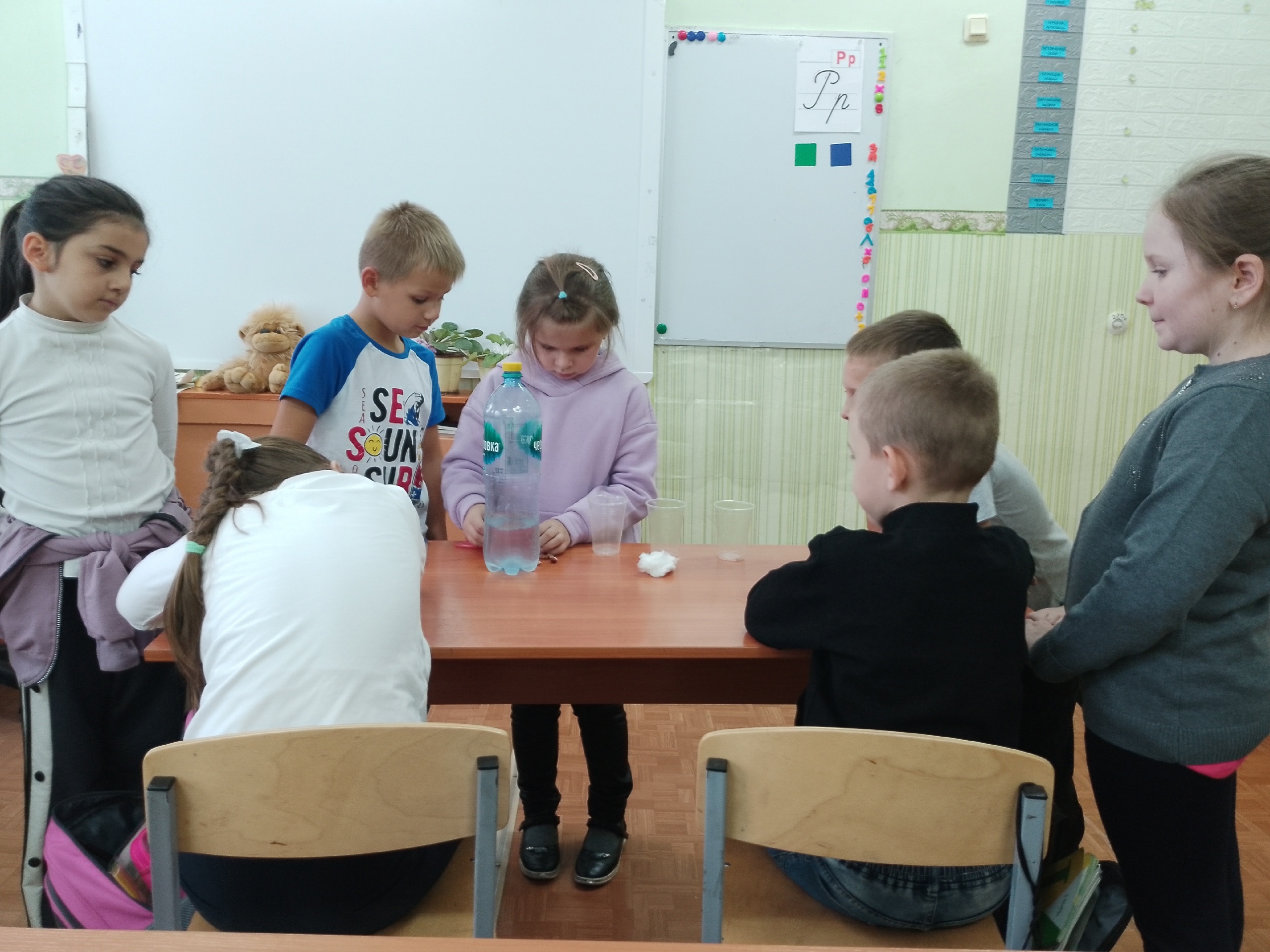 Экспериментальная деятельность в 1 классе.